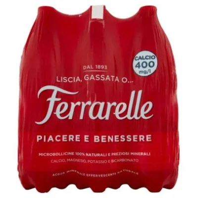 Acqua Ferrarelle Effervescente Naturale Lt.1,5