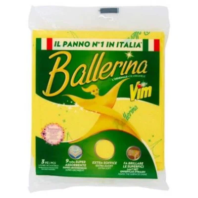 Vim Panno Ballerina Multiuso Giallo Pz.3