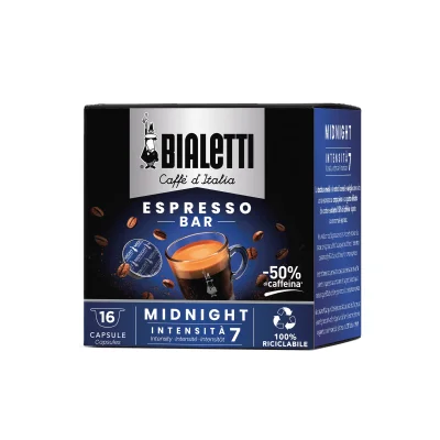 Bialetti Coffee 16 Caps Midnight 112gr