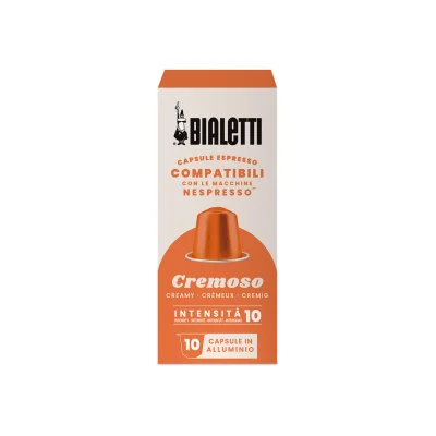 Bialetti Coffee 10 Caps *Nespresso Cremoso