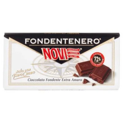 Novi Tavoletta Cioccolato Fondente Nero Gr.100