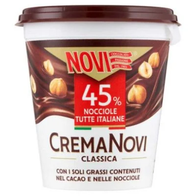 Novi Crema Spalmabile 45% Nocciole Gr.200