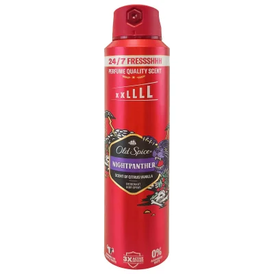 Old Spice spray deodorant 250 ml. Nightpanther. !