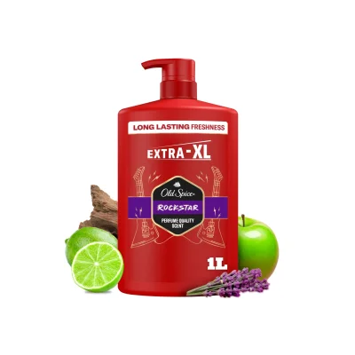 Old Spice Rockstar Shower Gel & Shampoo 1000ml