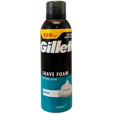 Gillette shave foam 250 ml. Sensitive.