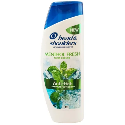 H&S shampoo 400 ml. Anti-dandruff mint fresh.