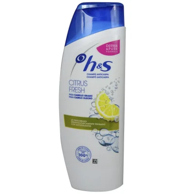 H&S shampoo 180 ml. Anti-dandruff citrus fresh.