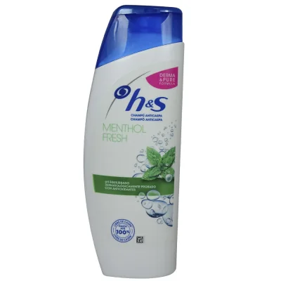 H&S shampoo 180 ml. Anti-dandruff menthol fresh.