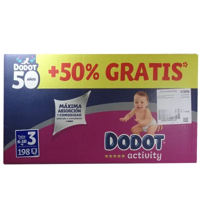 Dodot pants 198 u. 3X66. 6-10 kg. Activity size 3.