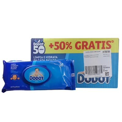 Dodot wipes 9X64 u. Pop-up.