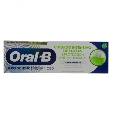 Oral B toothpaste 75 ml. Pro-science advanced whitening.
