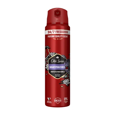 Old Spice Night Panther Spray Deodorant 150ml