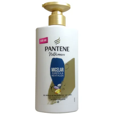 Pantene conditioner 500 ml. Micellar with dispenser.