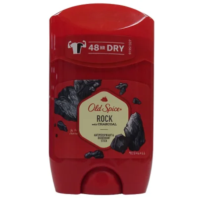 Old Spice stick deodorant 50 ml. Rock charcoal.