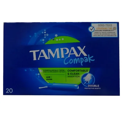 Tampax compak 20 u. Super.