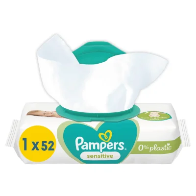 Pampers Baby Wipes Sensitive 52 Count