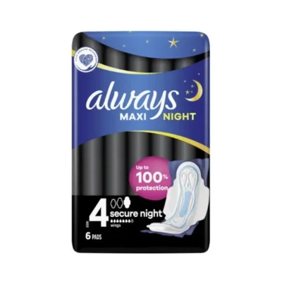 Always Classic Maxi Night Sanitary Pads 6 Pieces