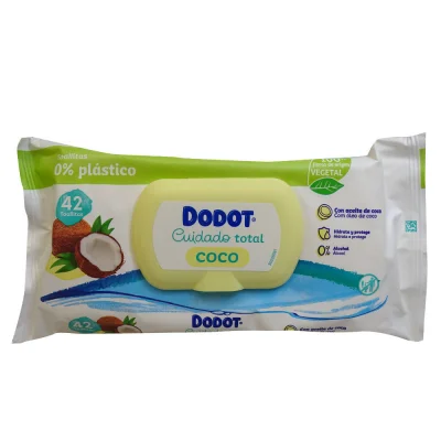 Dodot wipes 42 u. Cuidado total coconut oil.