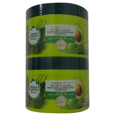 Herbal Essences mask 2X450 ml. Avocado oil + aloe vera.