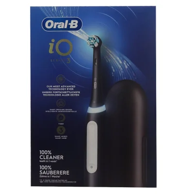 Oral B electric toothbrush 1 u. + travel case. IO series 3 black.