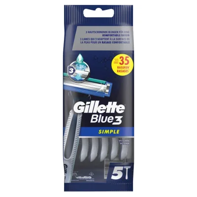 Gillette BLUE3 X5 SIMPLE
