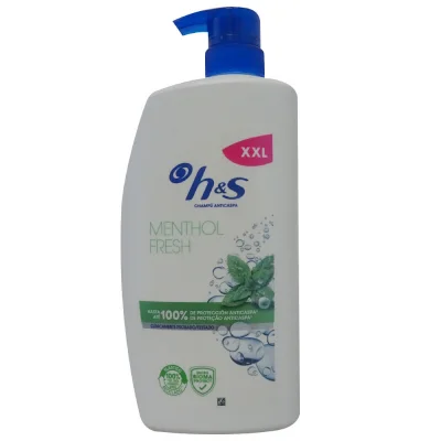 H&S shampoo 1000 ml. Anti-dandruff fresh mint with dispenser.