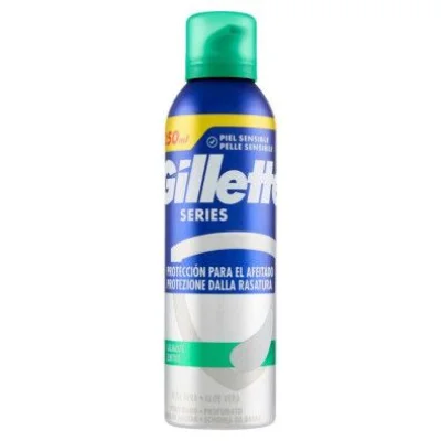 Gillette Series Schiuma Da Barba Sensitive Pelli Sensibili Ml.250