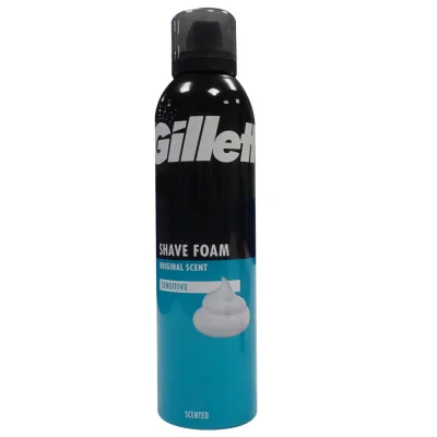 Gillette shave foam 300 ml. Sensitive skin.