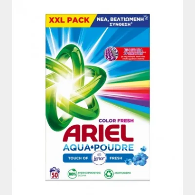 ARIEL ΣΚΟΝΗ 50M TOUCH OF LENOR COLOR 3,25kg