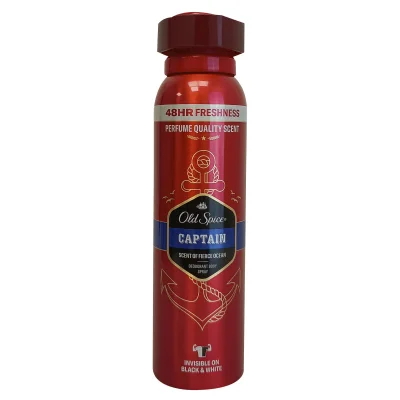 Old Spice spray deodorant 150 ml. Captain.