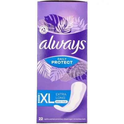Always Daily Protect Liners Extra Long 22 pieces