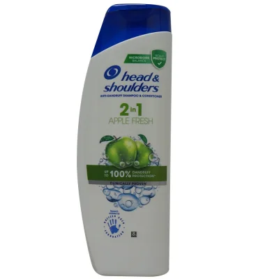 H&S shampoo 400 ml. Anti-dandruff apple fresh 2 in 1.
