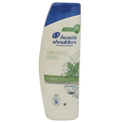 H&S shampoo 400 ml. Anti-dandruff menthol fresh.