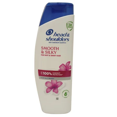 H&S shampoo 400 ml. Anti-dandruff silky smooth.