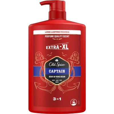 Old Spice Captain Shower Gel & Shampoo 1000ml