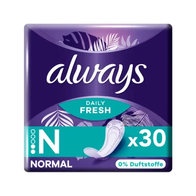 Always Daily Fresh Liners Normal 30 pieces