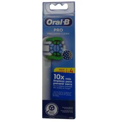 Oral B electric toothbrush refill 4 u. Pro Precision clean.