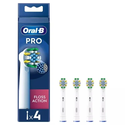Oral-B Pro Floss Action Power Toothbrush Refill Heads 4-Count