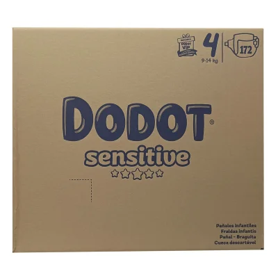 Dodot diapers 172 u. Sensitive 9-14 kg. Size 4.
