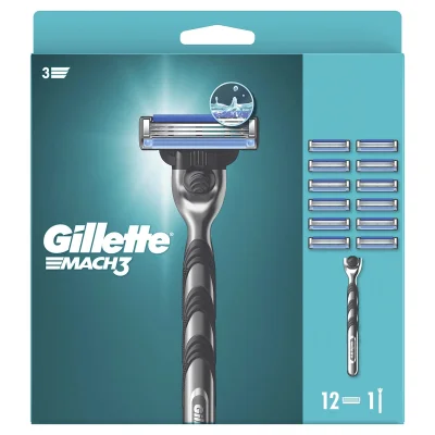 Gillette Mach3 Base Razor System 1 Count