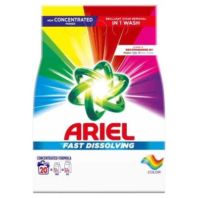Ariel Washing Powder 1.10kg Colour 20 Washes