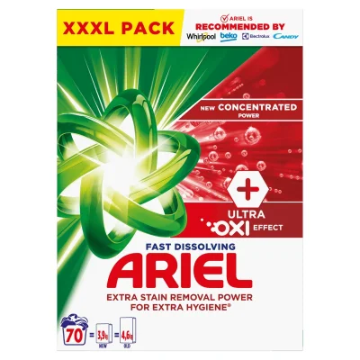 Ariel Washing Powder Ultra Oxi Effect 3.85kg 70 Washes