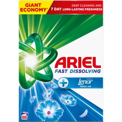 Ariel powder plus Fresh Air 5.5kg 100WL BOX