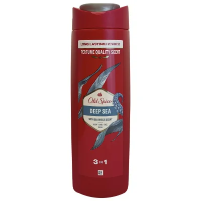 Old Spice shower gel + shampoo 400 ml. Deep sea 3 in 1.