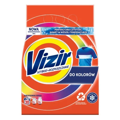 Vizir Washing Powder Color 20 Washes 1.1kg