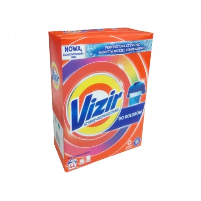VIZIR WASHING POWDER 2.42 KG COLOR 44 WASHES CARTON 1482