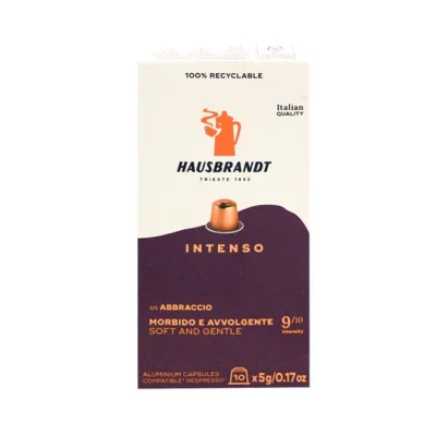 HAUSBRANDT nespresso compatible capsules 50g (10 caps) - Intenso