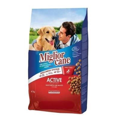 MIGLIOR DRY DOG FOOD 4kg ACTIVE BEEF