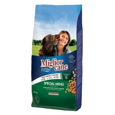 MIGLIOR DRY DOG FOOD 10kg SPECIAL MENU CHICKENVEGETABLES