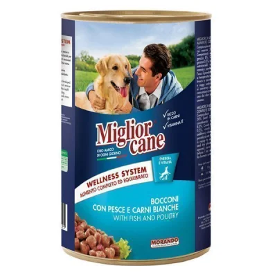 MIGLIOR DOG FOOD CAN 1250gr FISHPOULTRY